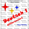 Deutsch differenziert 1 - Happy Birthday