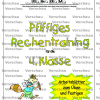 Pfiffiges Rechentraining 4 - Tabellen und Diagramme