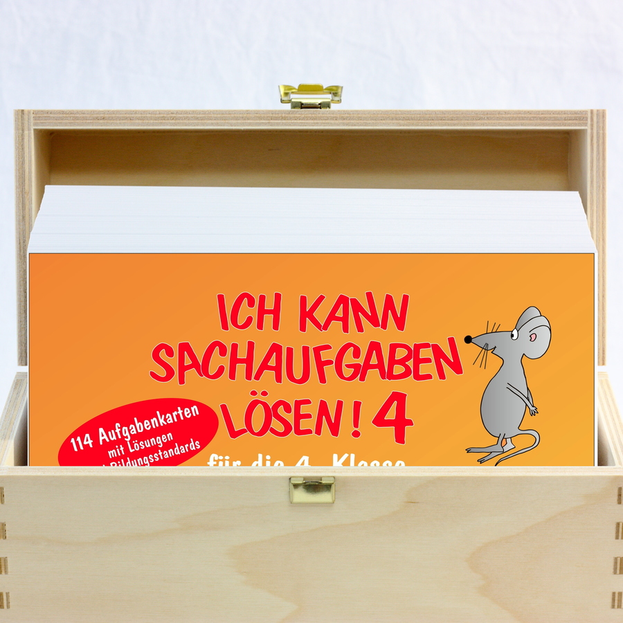 Ich kann Sachaufgaben lösen! 4 Kartei